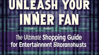 Unleash Your Inner Fan: The Ultimate Shopping Guide for Entertainment Enthusiasts